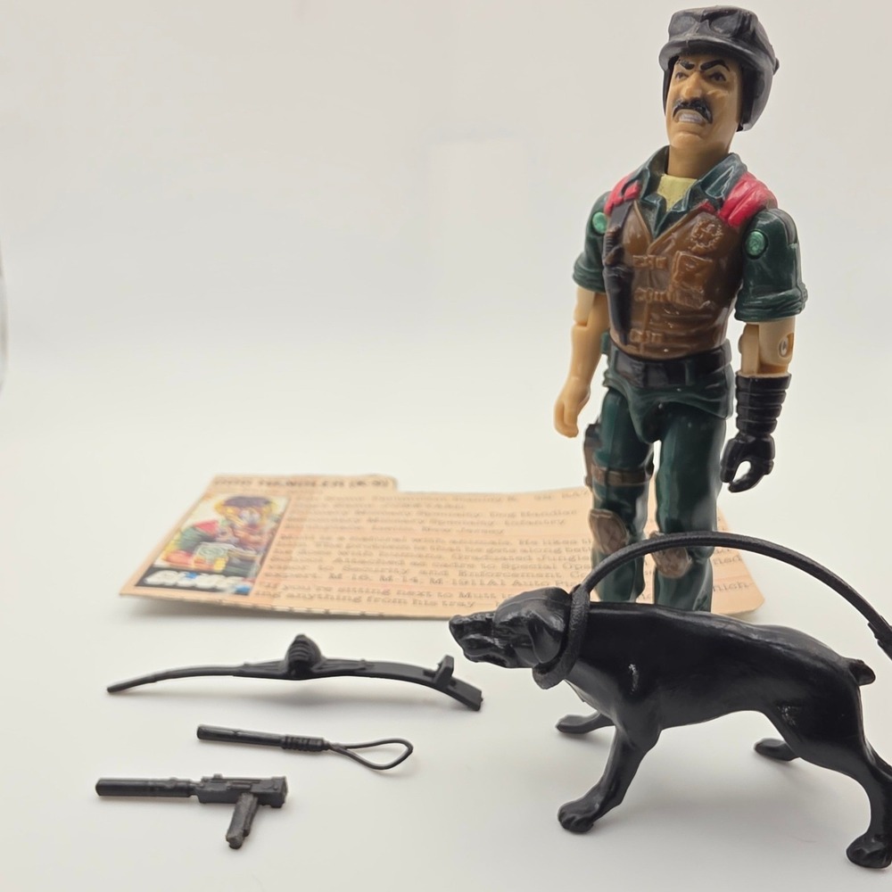 Hasbro G.I. Joe Mutt & Junkyard 3.75" Green Fair 1984 Action Figure Set Vintage